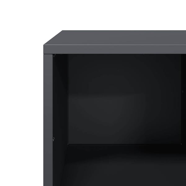 vidaXL Salongbord antrasitt 101,5x50x43,5 cm kaldvalset stål