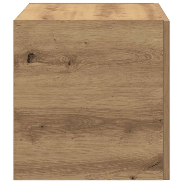 vidaXL Veggskap artisan eik 80x39x40 cm konstruert tre