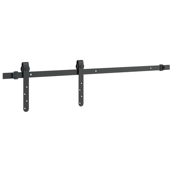 vidaXL Skyvedørsett for skap 91 cm karbonstål