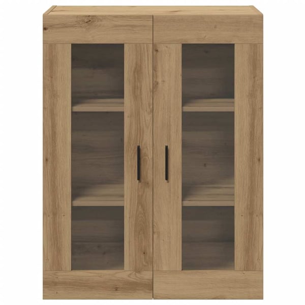 vidaXL Veggskap artisan eik 69,5x34x90 cm