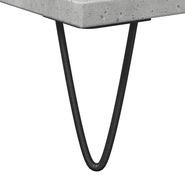 vidaXL badeværelsesskab 80x33x60 cm konstrueret træ betongrå