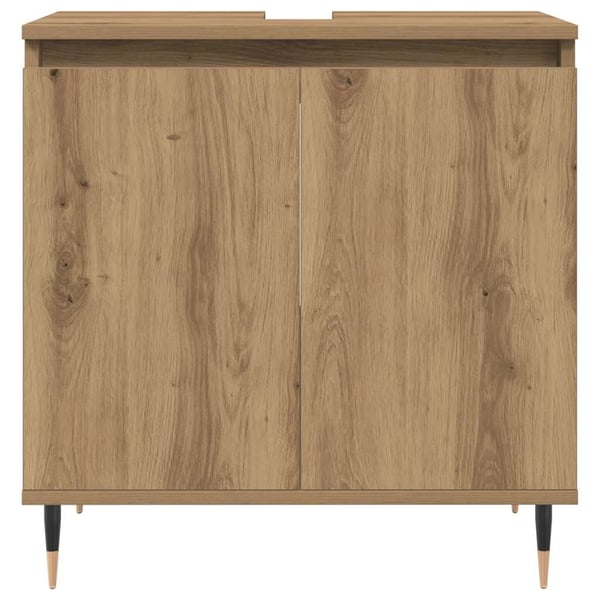 vidaXL Baderomsskap artisan eik 58x33x60 cm konstruert tre