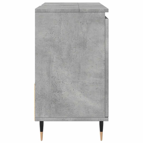 vidaXL Baderomsskap betonggrå 65x33x60 cm konstruert tre