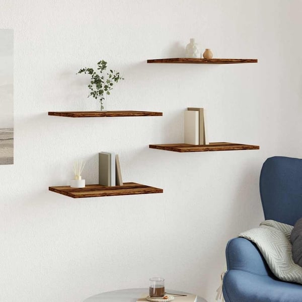 vidaXL hyldeplader 4 stk. 40x30x1,5 cm konstrueret træ kunsteg