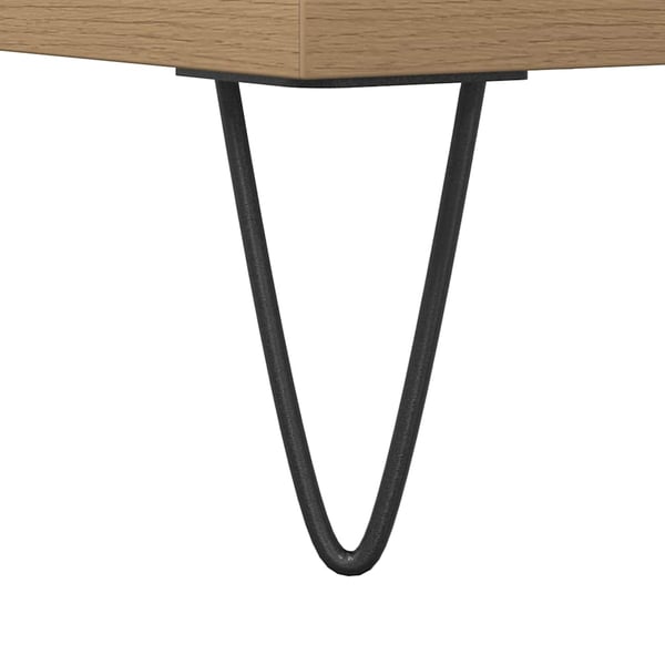 vidaXL badeværelsesskab 80x33x60 cm konstrueret træ kunsteg
