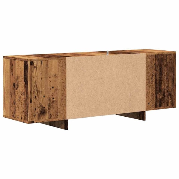 vidaXL TV-benk gammelt tre 130x35x50 cm konstruert tre