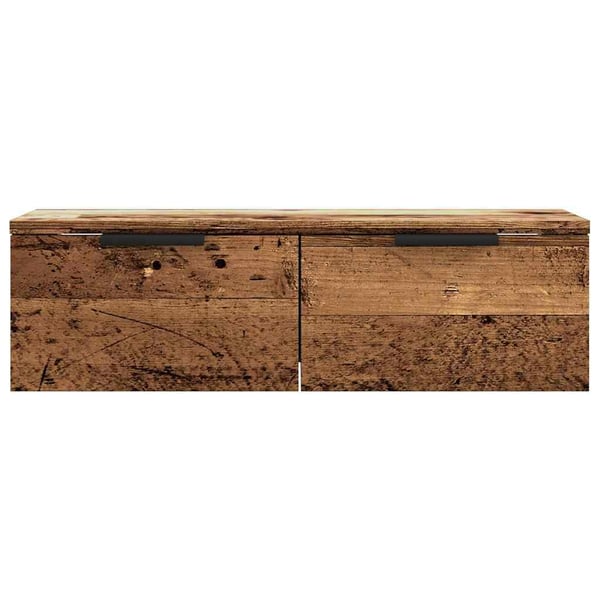 vidaXL Veggskap gammelt tre 68x30x20 cm konstruert tre