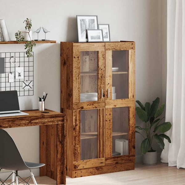 vidaXL Highboard gammelt tre 82,5x30,5x150 cm konstruert tre