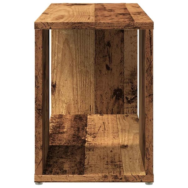 vidaXL TV-benk gammelt tre 60x24x32 cm konstruert tre