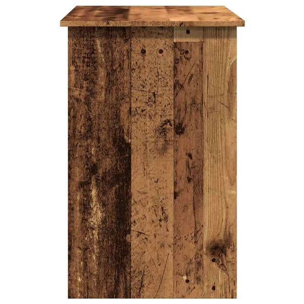 vidaXL Skrivebord gammelt tre 100x50x76 cm konstruert tre
