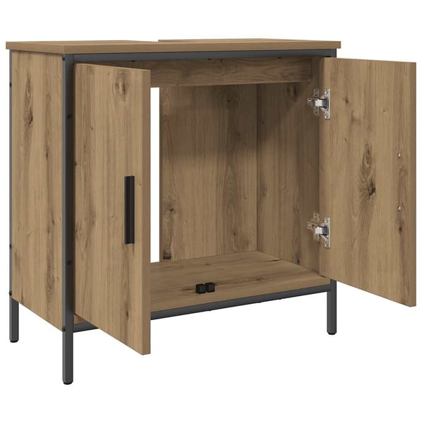 vidaXL vaskeskab 60x30x60 cm konstrueret træ kunsteg