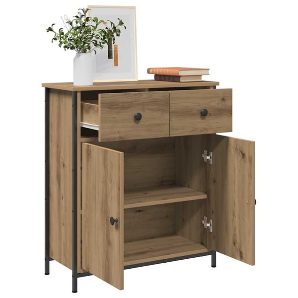 vidaXL skab 70x30x80 cm konstrueret træ kunsteg