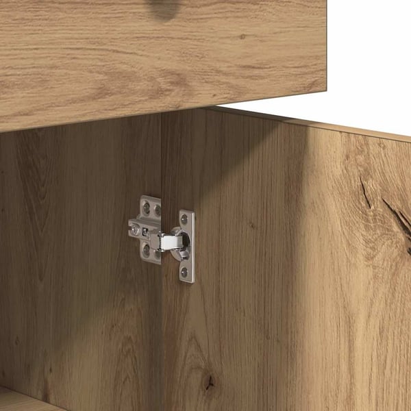 vidaXL skab 70x30x80 cm konstrueret træ kunsteg