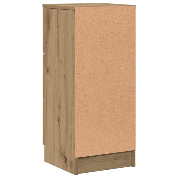 vidaXL Skjenker 2 stk artisan eik 30x30x70 cm konstruert tre