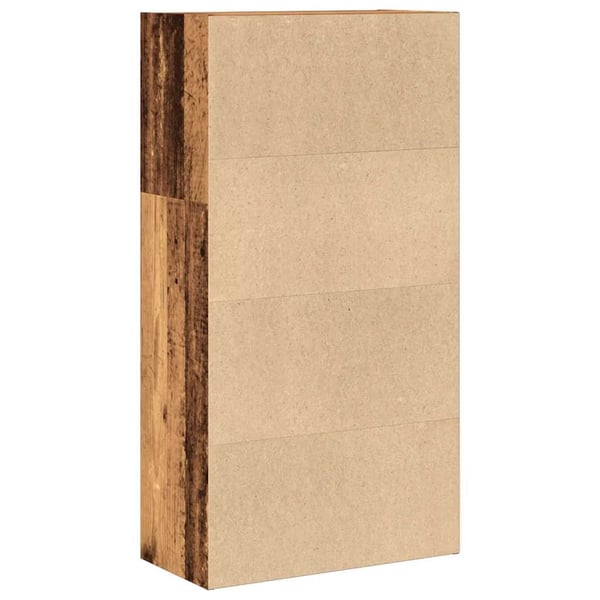 vidaXL Bokhylle gammelt tre 60x30x114 cm konstruert tre