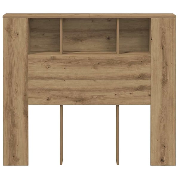 vidaXL Hodegavl med hylle artisan 120x19x104,5 cm konstruert tre