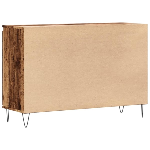 vidaXL Skjenk gammelt tre 101,5x35x70 cm konstruert tre