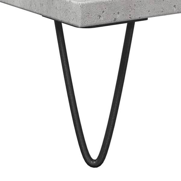 vidaXL Baderomsskap betonggrå 58x33x60 cm konstruert tre
