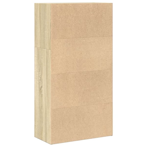 vidaXL Bokhylle sonoma eik 60x30x114 cm konstruert tre