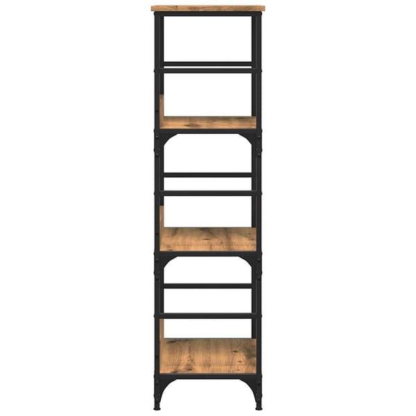 vidaXL bogskab 50x33x117,5 cm konstrueret træ kunsteg