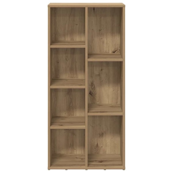 vidaXL Bokhylle artisan eik 50x25x104 cm