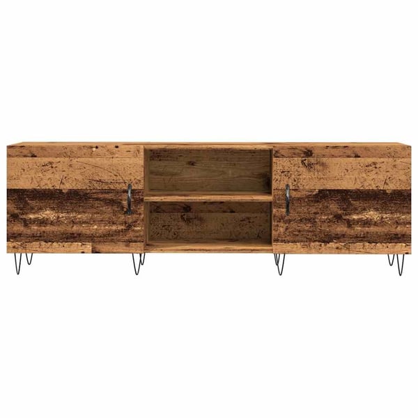 vidaXL TV-benk gammelt tre 150x30x50 cm konstruert tre