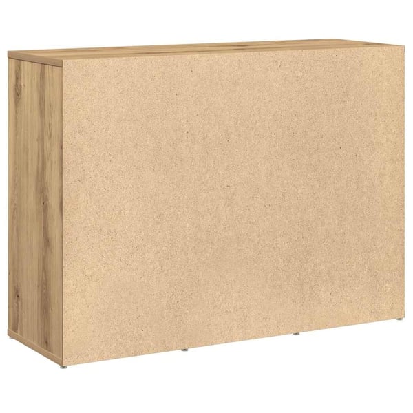 vidaXL Skjenk artisan eik 88x30x64 cm konstruert tre