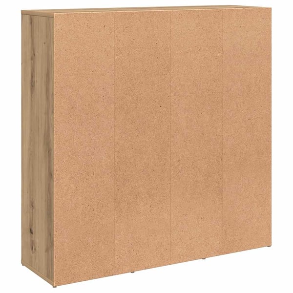 vidaXL Bokhylle artisan eik 98x29x97,5 cm konstruert tre
