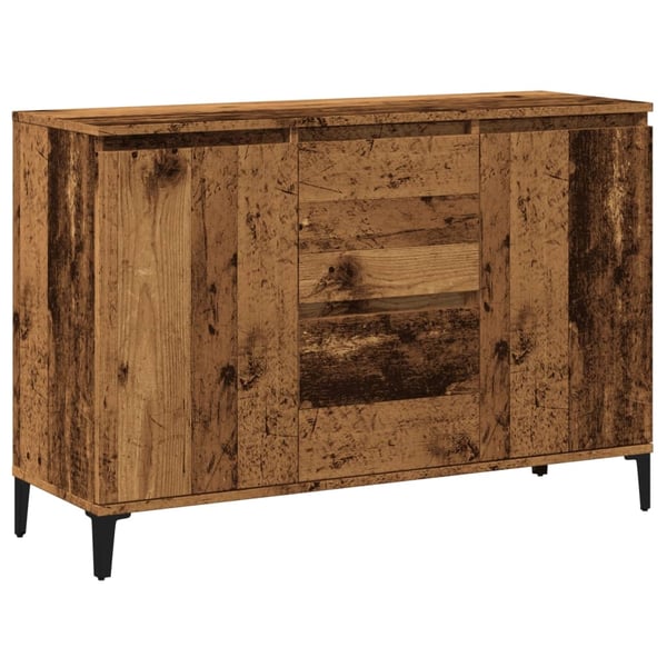 vidaXL Skjenk gammelt tre 102x35x70 cm konstruert tre