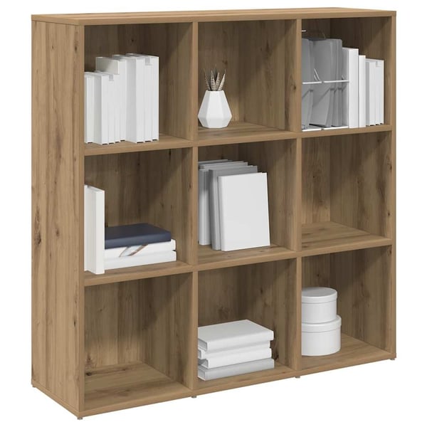 vidaXL Bokhylle artisan eik 98x29x97,5 cm