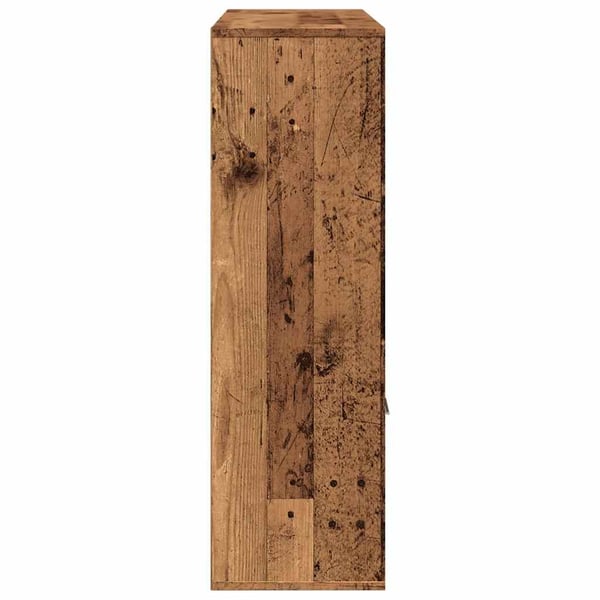 vidaXL Bokhylle gammelt tre 98x29x97,5 cm konstruert tre