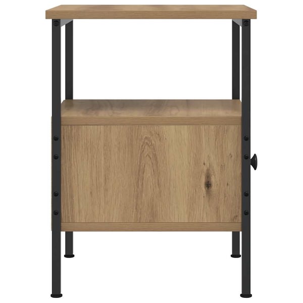 vidaXL Nattbord artisan eik 34x36x50 cm konstruert tre