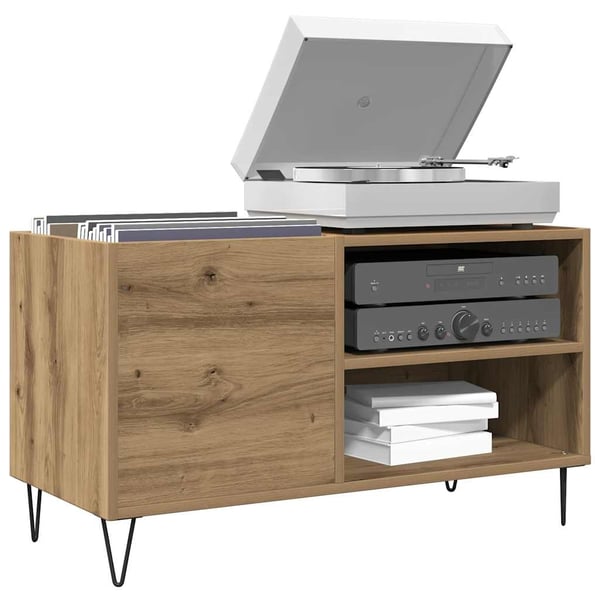 vidaXL vinylskab 84,5x38x48 cm konstrueret træ kunsteg