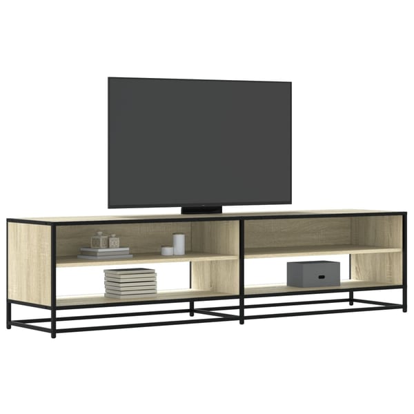 vidaXL TV-benk sonoma eik 180,5x40x46 cm konstruert tre