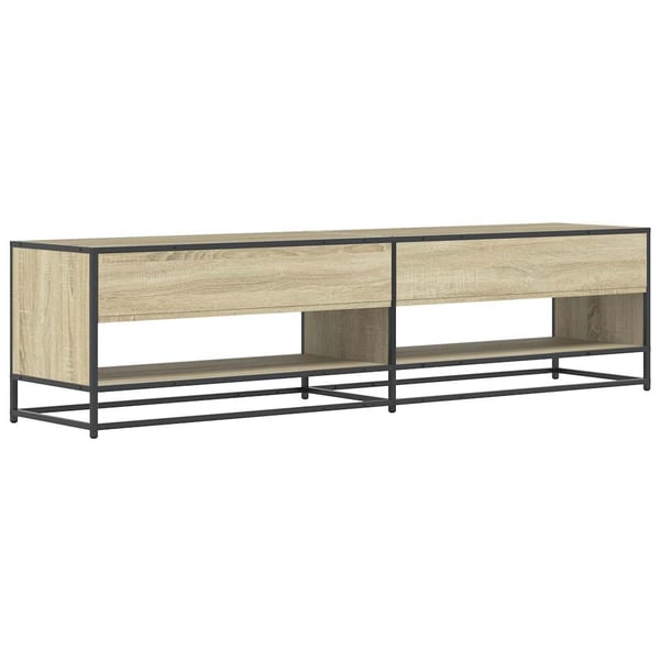 vidaXL TV-benk sonoma eik 180,5x40x46 cm konstruert tre