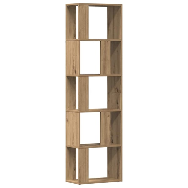 vidaXL bogskab 45x24x159 cm konstrueret træ kunsteg