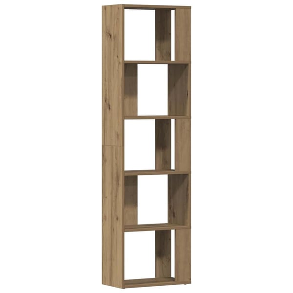 vidaXL bogskab 45x24x159 cm konstrueret træ kunsteg
