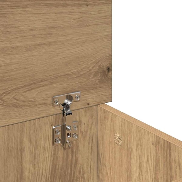 vidaXL Oppbevaringsboks artisan eik 70x40x38 cm konstruert tre