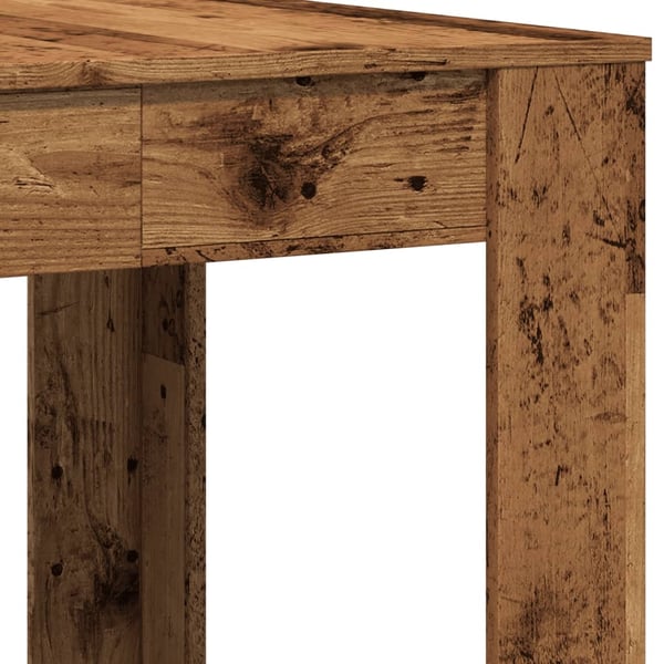 vidaXL Spisebord gammelt tre 140x74,5x76 cm konstruert tre