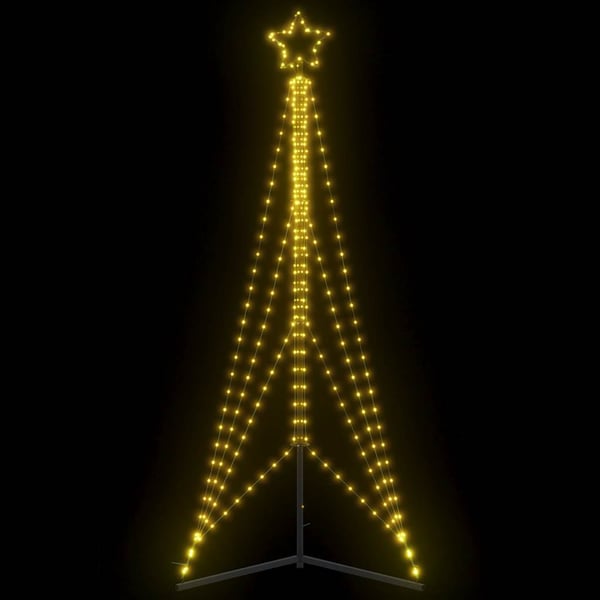 vidaXL LED juletre 483 LEDs Varm Hvit 240 cm