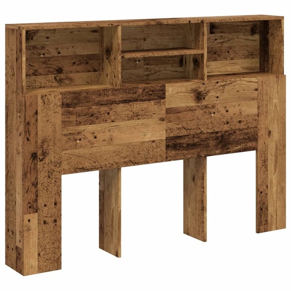 vidaXL Sengegavlskap gammelt tre 140x19x103,5 cm