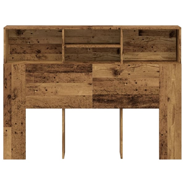 vidaXL Sengegavlskap gammelt tre 140x19x103,5 cm