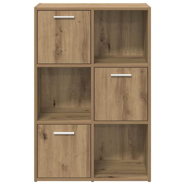 vidaXL bogreol 60,5x30x90 cm konstrueret træ kunsteg