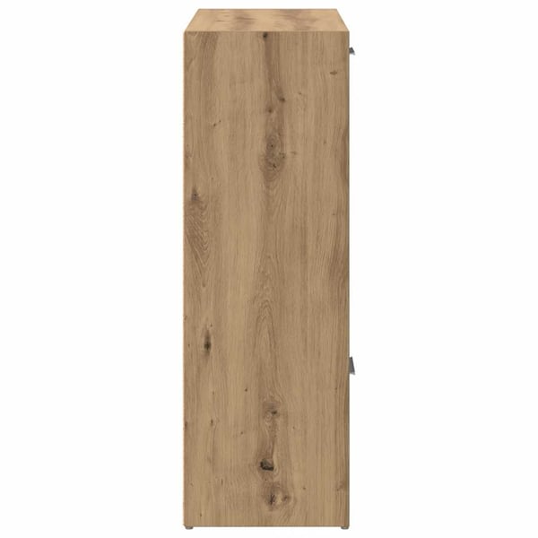 vidaXL bogreol 60,5x30x90 cm konstrueret træ kunsteg