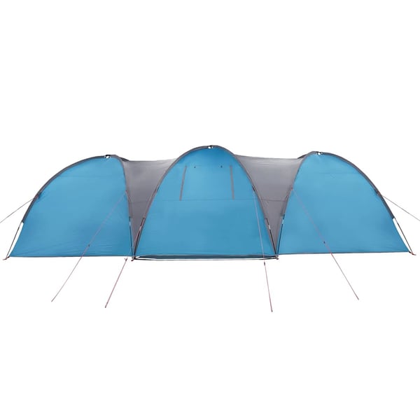 vidaXL Kuppeltelt for camping 8 personer blå vanntett