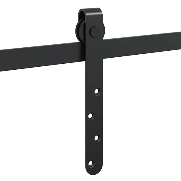 vidaXL Skyvedørsett for skap 244 cm karbonstål