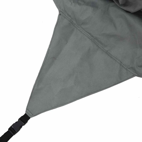vidaXL Campingvogntrekk grå 610x250x220 cm ikke-vevet stoff
