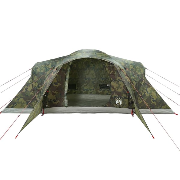 vidaXL Kuppeltelt for camping 6 personer kamuflasje vanntett