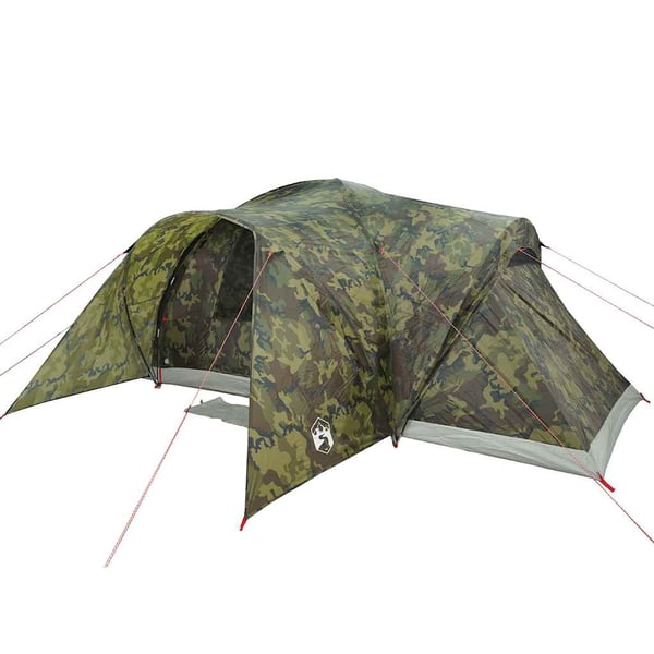 vidaXL Kuppeltelt for camping 6 personer kamuflasje vanntett