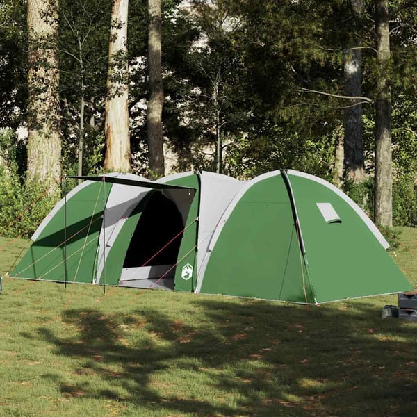 vidaXL Family Teltta Dome 8-hengen vihreä vedenpitävä